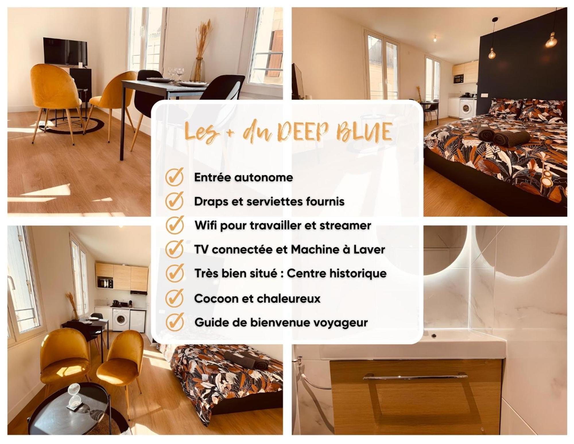 Appartement Le deep blue - Centre historique - Wifi et Netflix - Stationnement aisé à Niort Extérieur photo